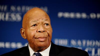 House Oversight and Government Reform Chairman Elijah Cummings addresses a National Press Club luncheon on his "committee's investigations into President Donald Trump and his administration." Reuters