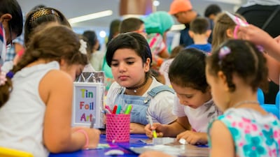 Dalma Mall presents a Kids' Art Corner this weekend. Dalma Mall