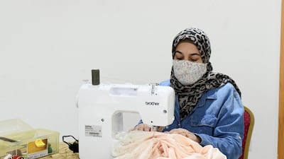 Samaher Al Mohammed has herself learnt some new skills at the centre in which five of her children are enrolled