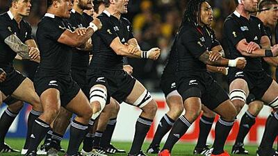 The All Blacks will be playing France in their traditional strip in the Rugby World Cup final on Sunday.