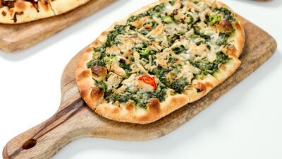 A selection of flatbreads