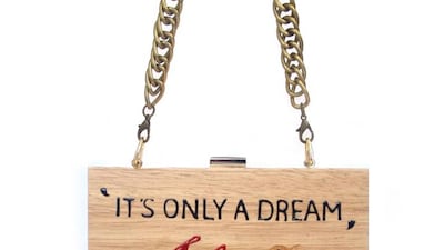 Dh1,290, Cecilia Ma clutch at Boom & Mellow. Courtesy Boom & Mellow