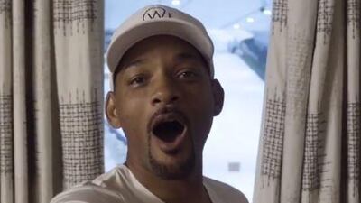 "They made a winter environment in the desert,” Will Smith said of one of Dubai's most famous attractions. Photo / Instagram Will Smith