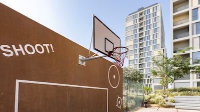 The basketball court