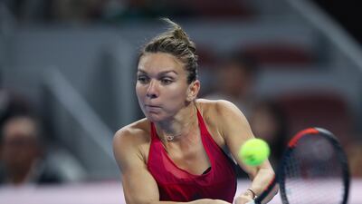 Simona Halep enters the WTA Tour Finals in Singapore as the world No 1. Lintao Zhang / Getty Images