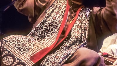 Pakistani Sufi singer Abida Parveen performs during a World Music Institute concert at Symphony Space in New York in 1996. Getty Images