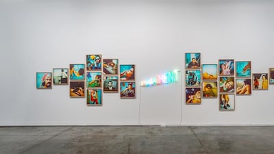 Show view of Raed Yassin's A Feeling in Perspective. Courtesy of Gallery IVDE