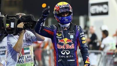 Mark Webber won the pole at the Abu Dhabi Grand Prix on Saturday. Paul Gilham / Getty Images