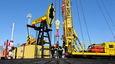 A Rosneft platform in the Samotlor oilfield, Russia. Oversupply fears are back. Andrey Rudakov / Bloomberg