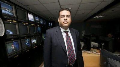 Mohammed Burhan of CNBC Arabia says the advertising market in the region may decline. Jaime Puebla / The National