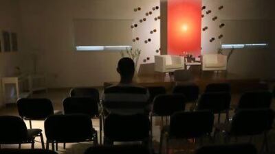 Husam Ereiqat at the Innerspace Meditation Centre Sammy Dallal / The National