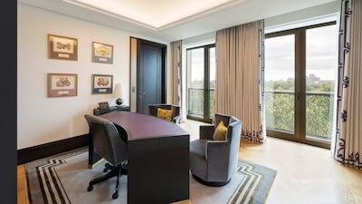 The study and library