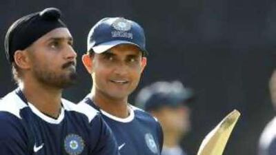 India's Sourav Ganguly, right, and Harbhajan Singh had a decent outing in the first Test against Australia and the off-spinner Singh, in particular, would be hoping to inflict further damage with the bat.