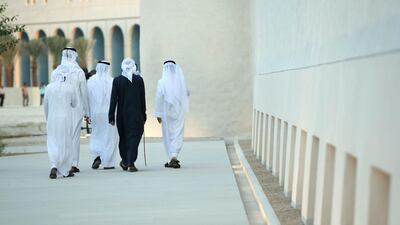 Various activities showcased Abu Dhabi's history on the opening evening of Qasr Al Hosn. Khushnum Bhandari for The National