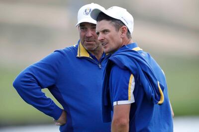 Team Europe captain Thomas Bjorn, left, must be given credit for the calls he made at the Ryder Cup. Reuters