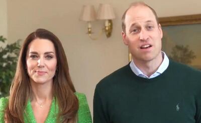 Prince William and Kate Middleton attempted to speak in the Irish language as they wished people a happy St Patrick's Day. Irish Foreign Ministry
