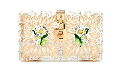 Dolce & Gabbana seasonal clutch. Courtesy of Dolce & Gabbana.