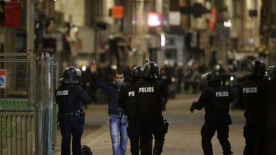 Shooting broke out in northern Paris during a dawn raid by police hunting those behind the attacks that claimed 129 lives in the French capital five days ago, sources said. Kenzo Tribouillard / AFP