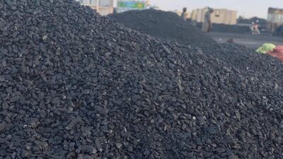 Coal is used as heating fuel by many Afghans during the harsh winter months. Hikmat Noori for The National