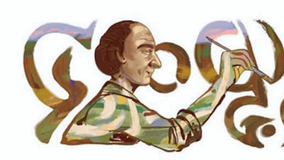 Google celebrates the birthday of Algerian painter Mohammed Khadda, who was born on March 14, 1930.