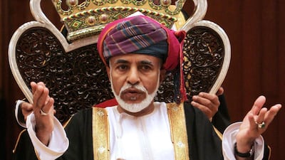 Omani leader Sultan Qaboos bin Said addressing the opening session of the Council of Oman in Muscat on October 31, 2011. Qaboos, 73, is in Germany where he has undertaken medical tests but is in good health, the royal court said on August 18, 2014. AFP Photo