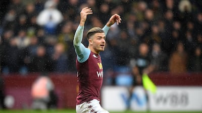 Aston Villa midfielder Jack Grealish. Getty