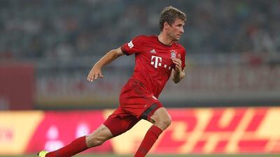 Thomas Muller of Bayern Munich shown during a pre-season friendly against Inter Milan in Shanghai on Tuesday. Lintao Zhang / Getty Images / July 21, 2015
