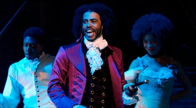 Daveed Diggs portrays Thomas Jefferson in Hamilton. Photo: Disney Plus