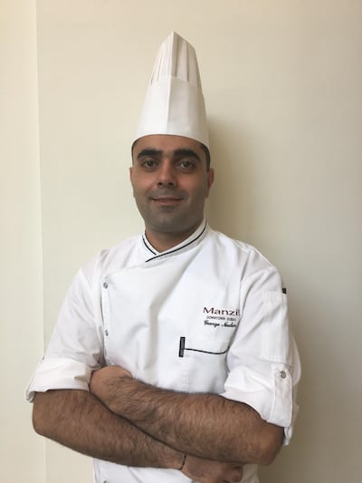 Gorg Nader, chef de cuisine at Manzil Downtown