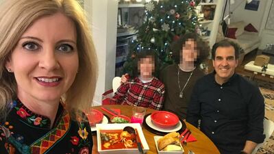 Orsolya Gaal with her family. Photo: Facebook