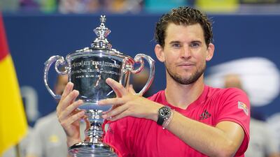 Dominic Thiem won his first Grand Slam title at the 2020 US Open. AP