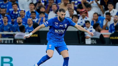 Karim Benzema during the final. Reuters
