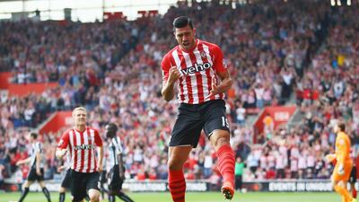 Southampton v Liverpool: The combination of Europa League commitments and the probable loss of Raheem Sterling will add up to a Liverpool defeat here. The combination of Sadio Mane, Graziano Pelle, above, and Eljero Elia up front will be key against an iffy Liverpool defence – particularly the cumbersome Mamadou Sakho. 1-0. Richard Heathcote / Getty