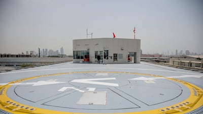 Dubai's first commercial vertiport will be the launchpad for the emirate's burgeoning air taxi sector. Photo: Ahmed Ramzan / The National