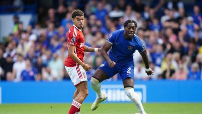 Axel Disasi - 5. Mixed game on the right of Chelsea's back three. You can see the raw materials are there but suffers lapses in concentration. PA