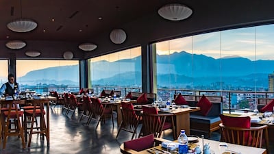 View from the hotel restaurant. Courtesy Vivanta Kathmandu