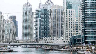 Apartment rents in Dubai are still falling. Antonie Robertson / The National