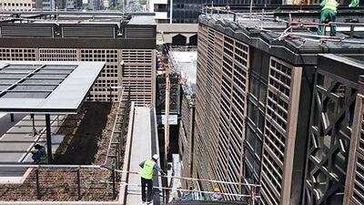 Work on Aldar's World Trade Centre project in the capital should be completed this summer. Lee Hoagland / The National
