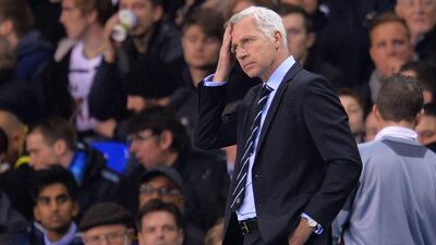 Newcastle United manager Alan Pardew has been named manager of the month for November for the second season running, but Newcastle United fans were upset again. AFP PHOTO / GLYN KIRK