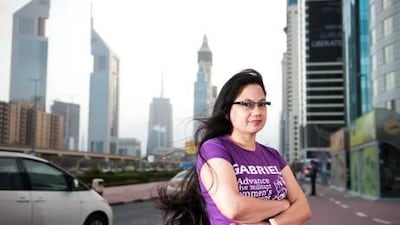 Melca Perez is the chairwoman of the UAE branch of Gabriela, or the General Assembly Binding Women for Reforms, Integrity, Equality, Leadership and Action.