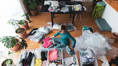6. Do the things you have been putting off, such as decluttering the home. Getty Images