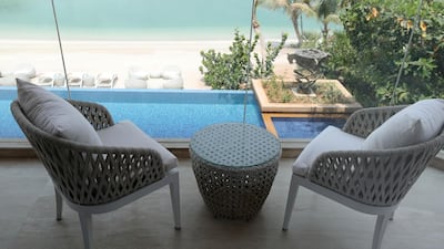 On the terrace. Chris Whiteoak / The National