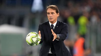 Roberto Mancini has overseen eight consecutive wins as Italy manager, seven of them in Euro 2020 qualifying. Reuters