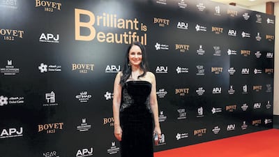 Actress Madeline Stowe. The gala dinner and live auction was held at the Grand Millennium in Business Bay. Anna Nielsen for The National