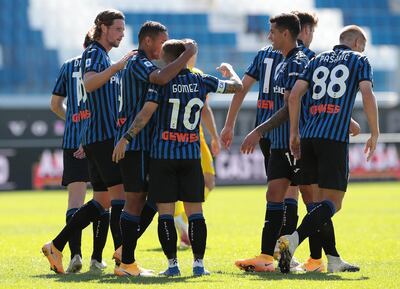 Atalanta lead Serie A after winning their first three games. Getty Images
