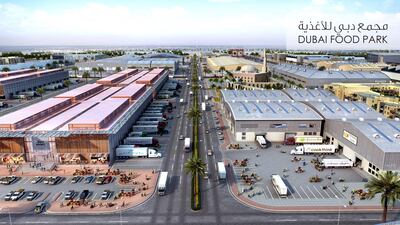 Sheikh Mohammed Bin Rashid launches Dubai Food Park complex set to cost of 5.5 Billion Dirhams. WAM