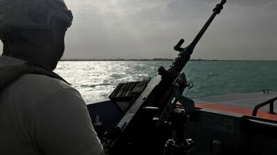 A UAE sailor patrols Al Mokha port in Yemen. Reuters