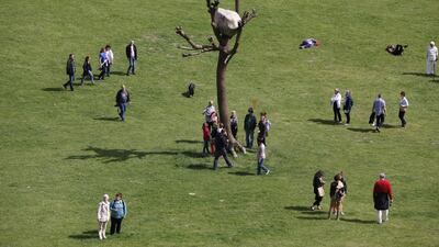 Idee Di Pietra by Giuseppe Penone. Ralph Orlowski / Reuters