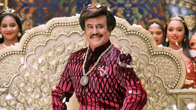 A handout image of Rajinikanth in Lingaa (Courtesy: Eros International)