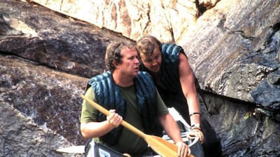 Ned Beatty and Jon Voight in 'Deliverance' 1972.